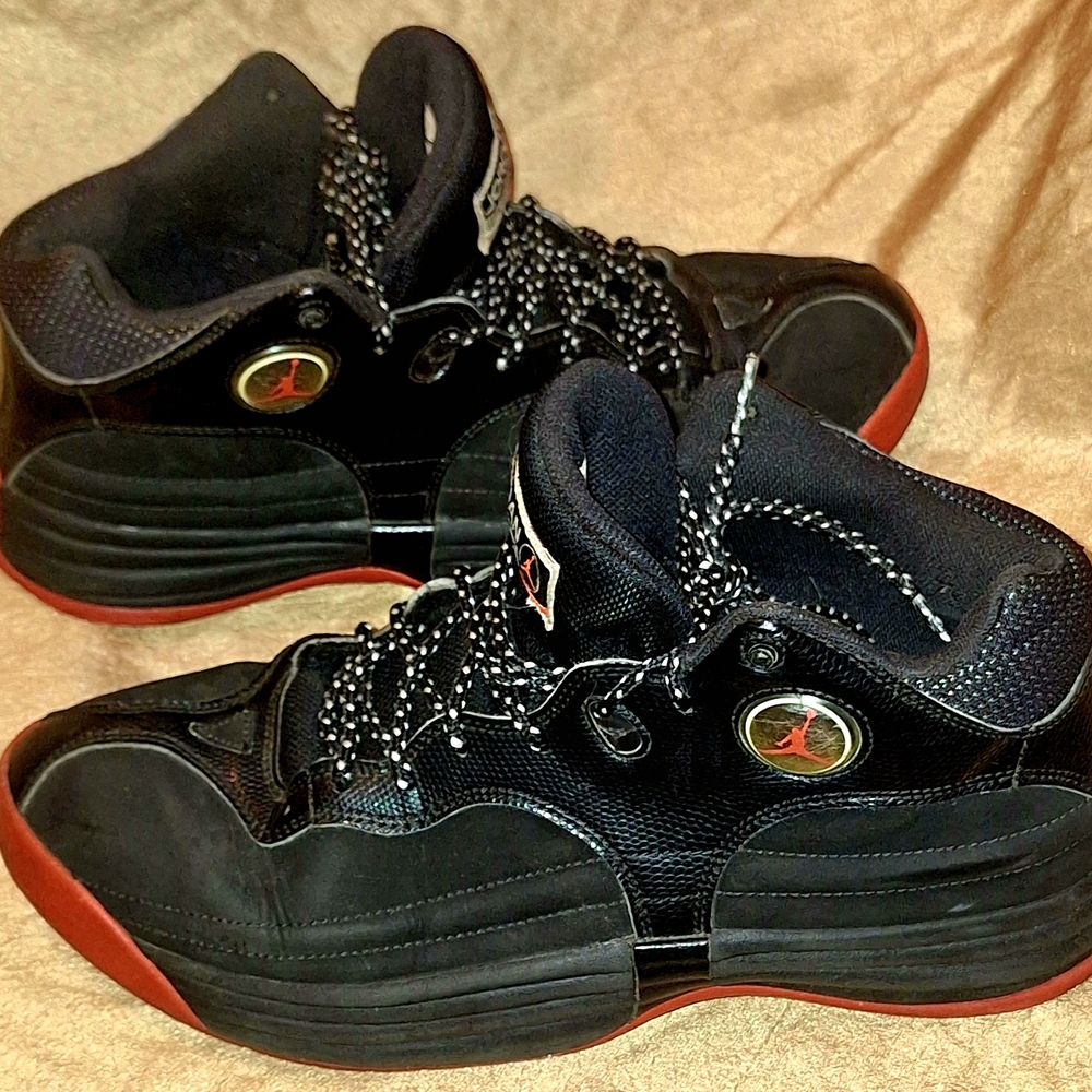 Black and Red Athletic Sneakers